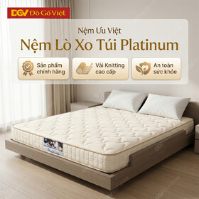 Nệm Lò Xo Túi Platinum Ưu Việt