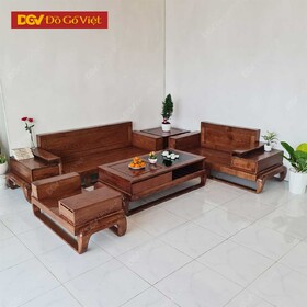 Sofa Đùi Gà Gỗ Sồi Nga Phòng Khách 2 Băng Dài Đẹp Giá Rẻ