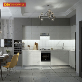 Tủ Bếp Gỗ Hiện Đại Cho Nhà Phố Sang Trọng