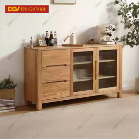 Tủ Để Đồ Đa Năng Gỗ Sồi Thiết Kế Đơn Giản Cho Gia Đình