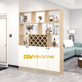 Tủ Chứa Rượu Kết Hợp Vách Ngăn Phòng Khách Bền Đẹp