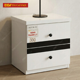 Tủ Đầu Giường Gỗ Công Nghiệp Thiết Kế Phối Sọc Ấn...