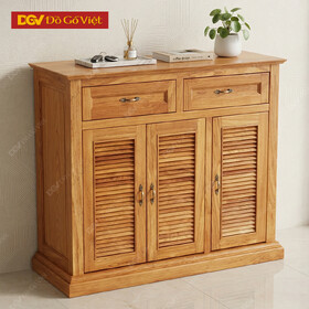 Tủ Để Giày Gỗ Gõ Đỏ Lá Sách Đẹp Giá Rẻ