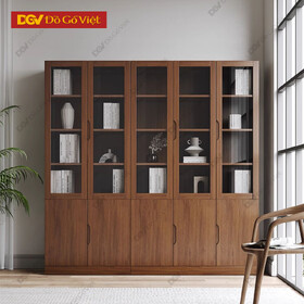 Tủ Hồ Sơ Cánh Kính Nhiều Ngăn Tiện Dụng Cho Văn Phòng