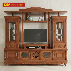 Tủ Kệ Để Tivi Kết Hợp Tủ Rượu Và Bàn Thờ Gỗ Sồi Nga...
