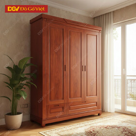 Tủ Quần Áo 1m6 2m Gỗ Cẩm Mẫu Pano Trơn Đơn Giản Giá Tốt