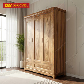 Tủ Quần Áo 1m6 2m Gỗ Veneer Hương Xám Mẫu Trơn Hiện Đại