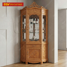 Tủ Rượu Gỗ Gõ Đỏ Nhóm 1 Cho Phòng Khách Nhỏ Đẹp Giá Rẻ