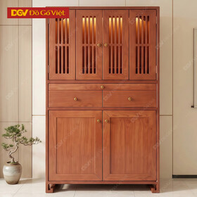 Tủ Thờ Gia Tiên Cánh Nan Mở Kích Thước Nhỏ Gọn Cho Căn Hộ