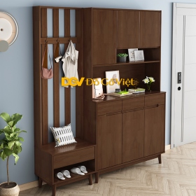 Tủ Xếp Giày Dép Gia Đình Có Kèm Móc Treo Áo Quần Tiện Lợi