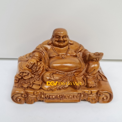 Tượng Phật Di Lặc Bằng Gỗ Bách Xanh Loại Mini Đẹp Giá Rẻ